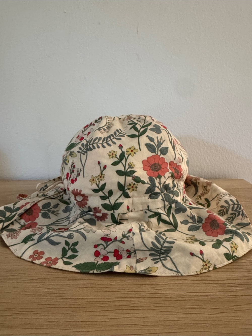 Bonton Floral Sun Hat - size 12/18